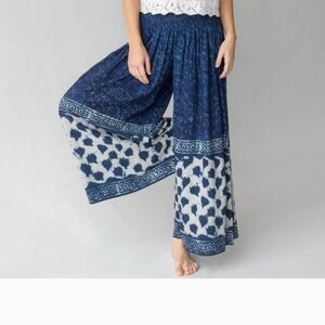 Shibori Natural Life Palazzo Pants Size M. Adorable!
